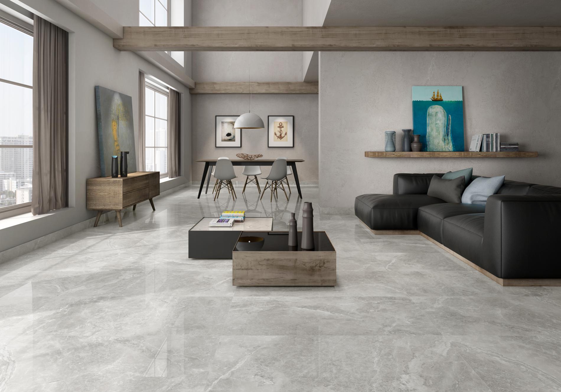 Bodenfliesen AREZZO PERLA Poliert 60x60 cm