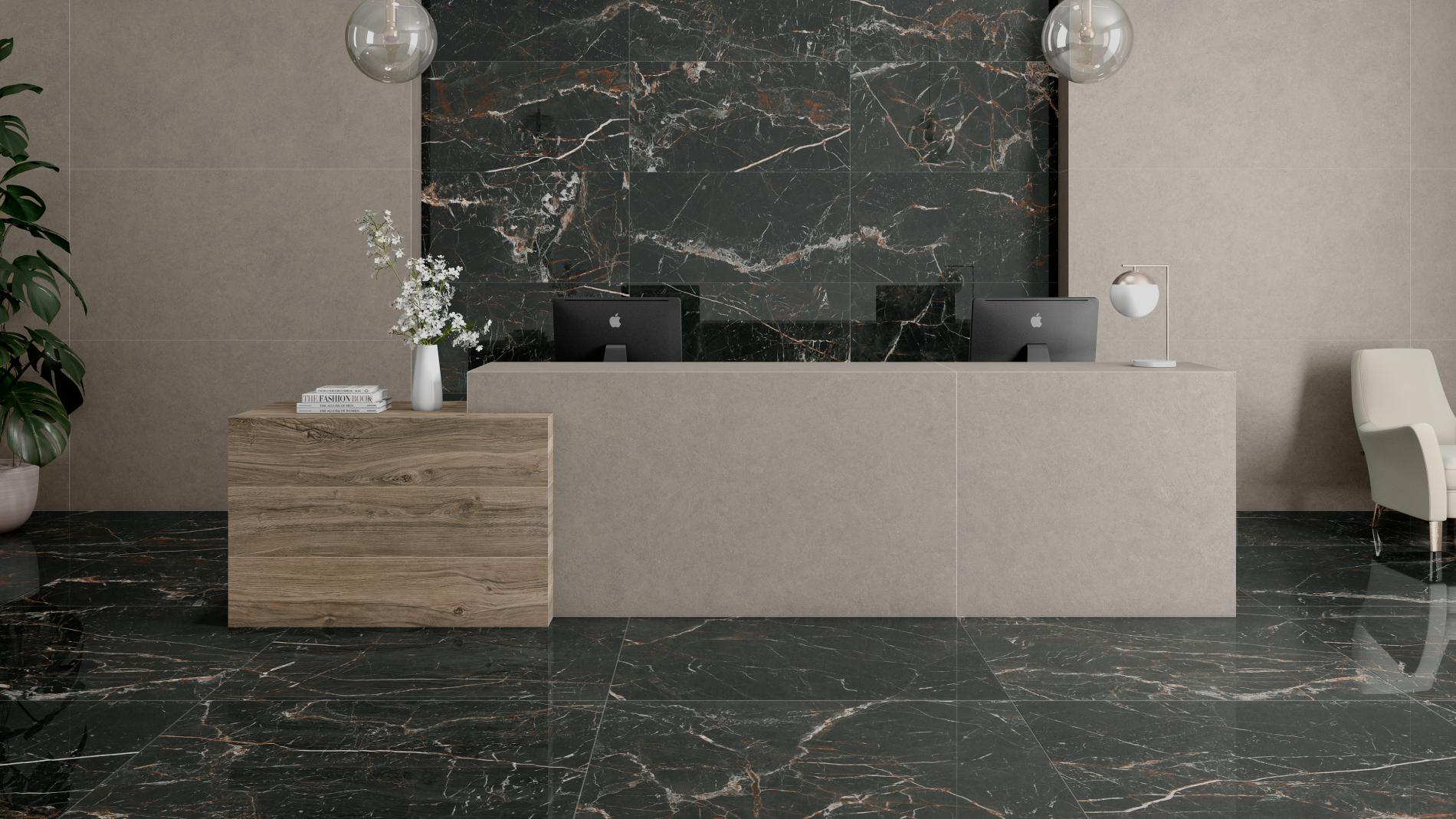 Bodenfliesen CR.LUX LAURANTS BROWN LUX Poliert 60x120 cm
