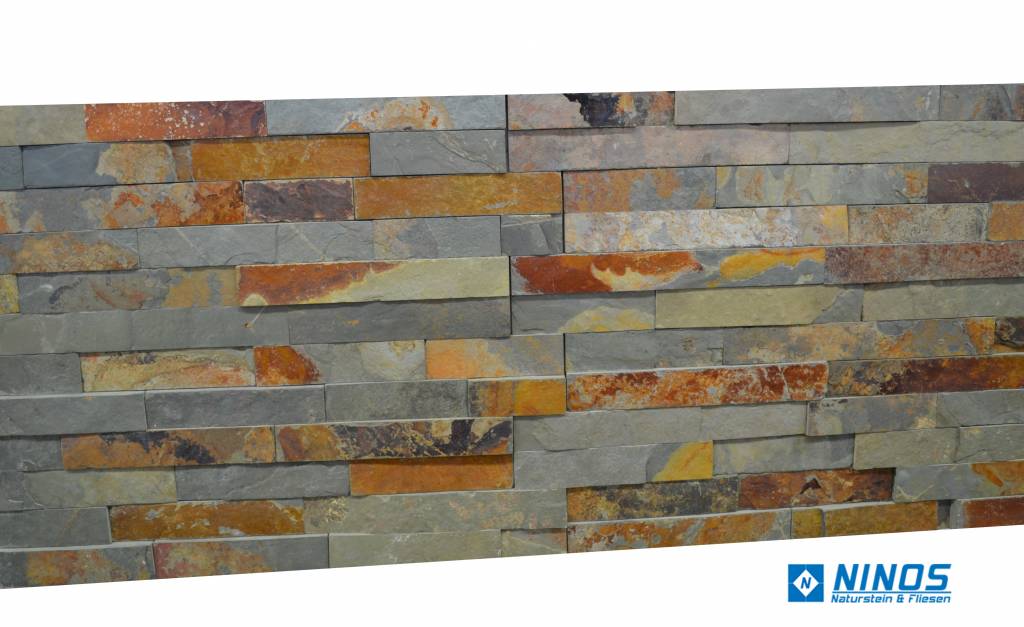 Brickstone Multicolor Cegła ścienne Wandskierowane w stronę ściany  in 55x15 cm