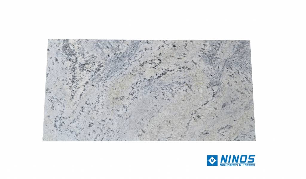 Kashmir White Scuro Granitfliesen Gebürstet Premium Qualität in 61x30,5x1 cm