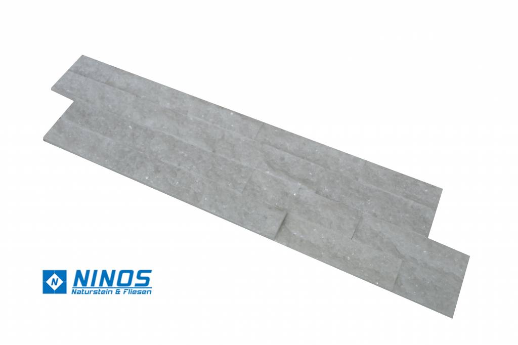 Brickstone Weiß Quarzit Cegła ścienne Wandskierowane w stronę ściany  in 55x15 cm