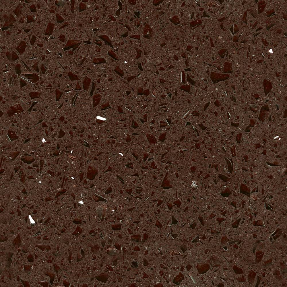 Starlight Brown Quarz composite Carrelage brillant, Conservé, Calibré, qualité premium  in 60x30x1 cm