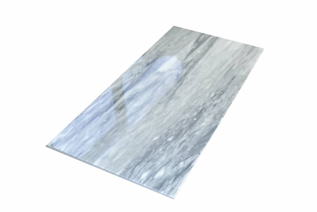 Bardiglio Nuvolato Marmorfliesen Poliert, Gefast, Kalibriert Premium Qualität in 61x30,5x1 cm