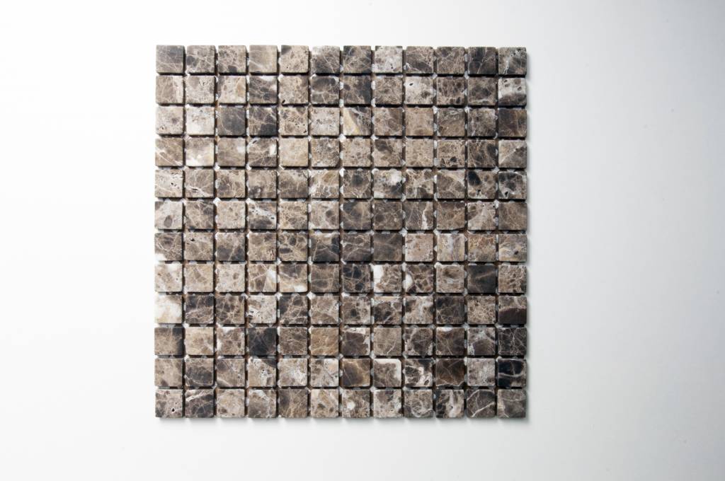 Emperador Naturstein Mosaikfliesen  in 30x30 cm