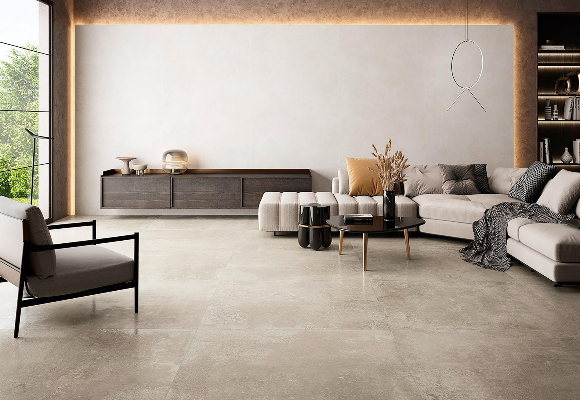 Bodenfliesen KONCEPT ARGENT Matt 120x120 cm