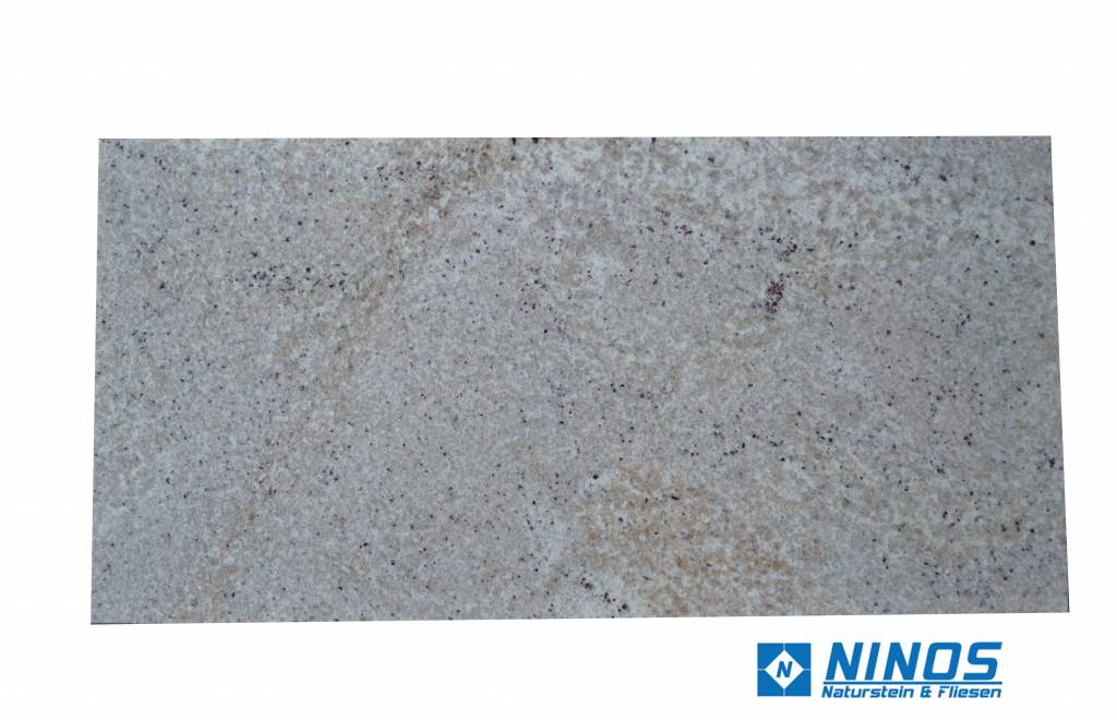 Kashmir Cream Granitfliesen Geschliffen Premium Qualität in 30,5x30,5x1 cm