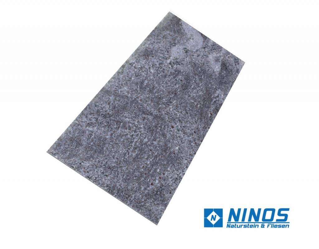 Vizag Blue Granitfliesen Geflammt Premium Qualität in 60x40x1 cm