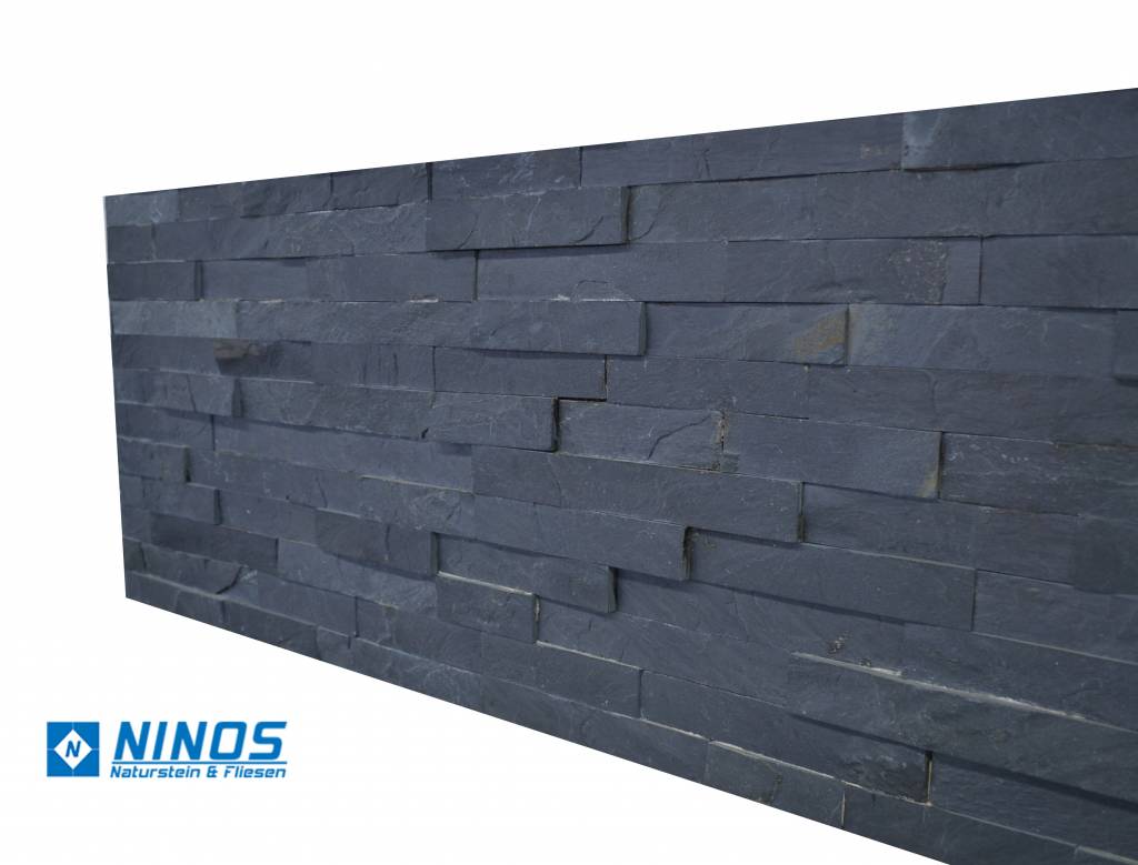 Brickstone Slate Wall bricks WandBricks  in 55x15 cm