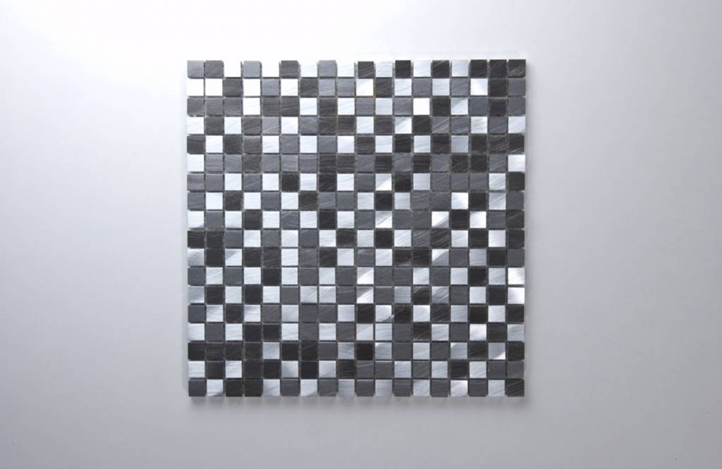 Novo Schwarz Metall Mosaikfliesen  Premium Qualität in 30x30 cm