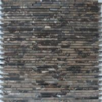Superslim Emperador Naturstein Mosaikfliesen  in 30x30 cm