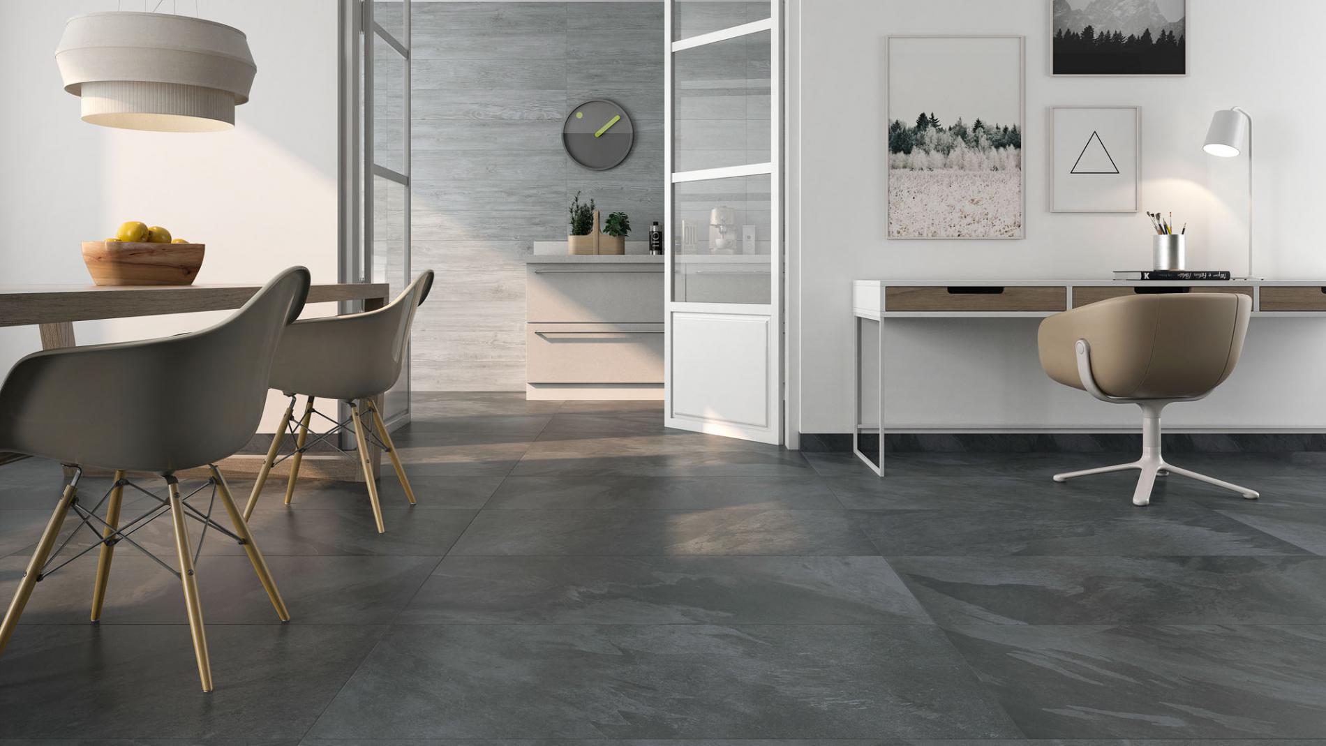 Bodenfliesen K.SLATE SILVER Matt 60x120 cm
