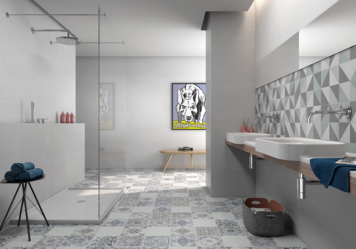 Wandfliesen Ut.Malden Gris Glasiert 25x70 cm