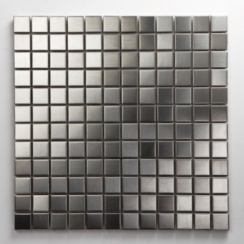 Edelstahl Metall Mosaikfliesen  Premium Qualität in 30x30 cm