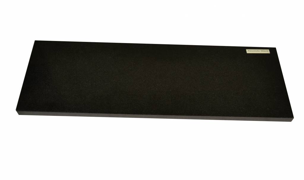 Nero Assoluto Black 100x20x2 cm Naturstein Fensterbank