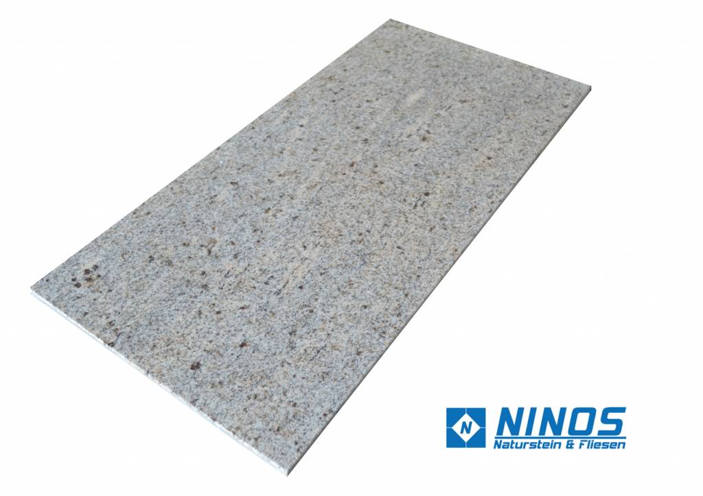 New Kashmir Cream Granitfliesen Geschliffen Premium Qualität in 40x40x1 cm