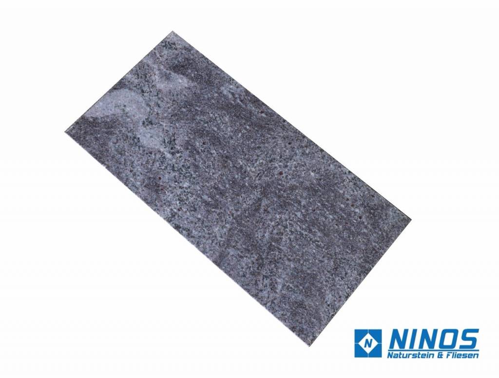 Vizag Blue Granitfliesen Geflammt Premium Qualität in 60x40x1 cm