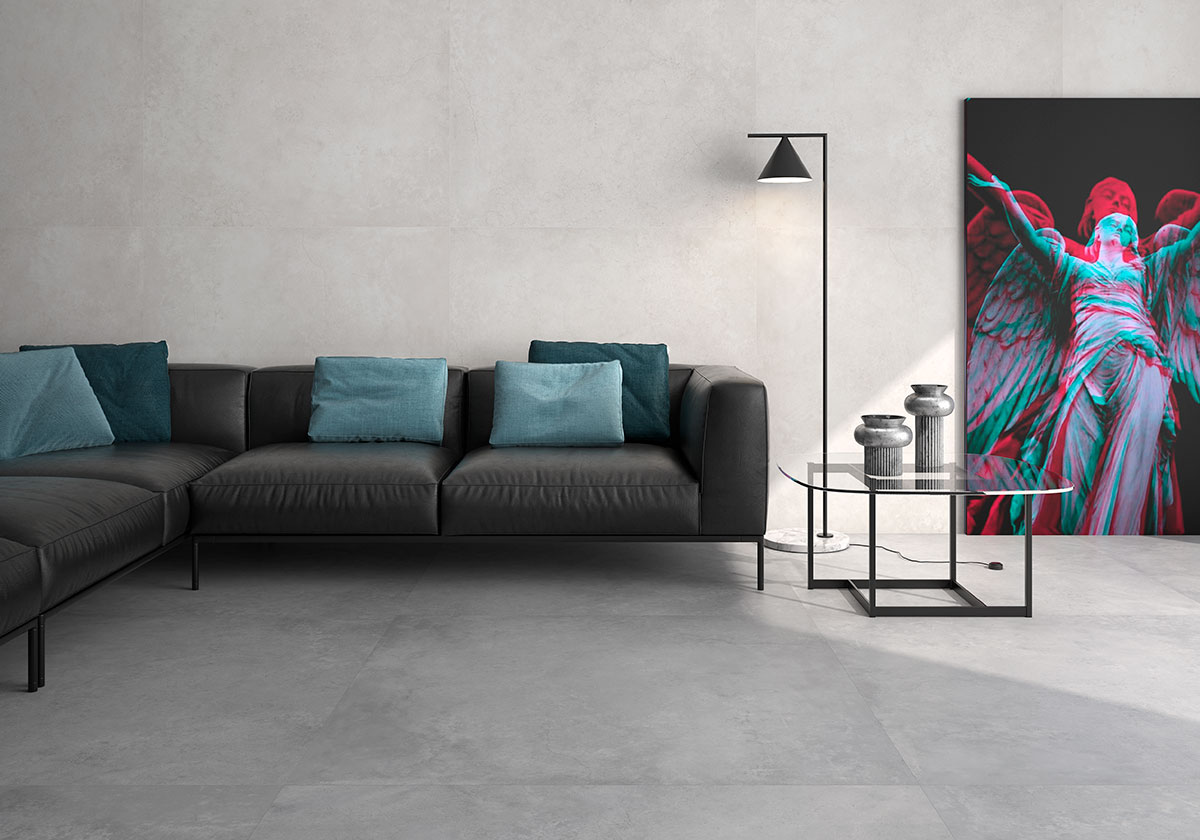Bodenfliesen G.Carnaby Gris Matt 75x150 cm