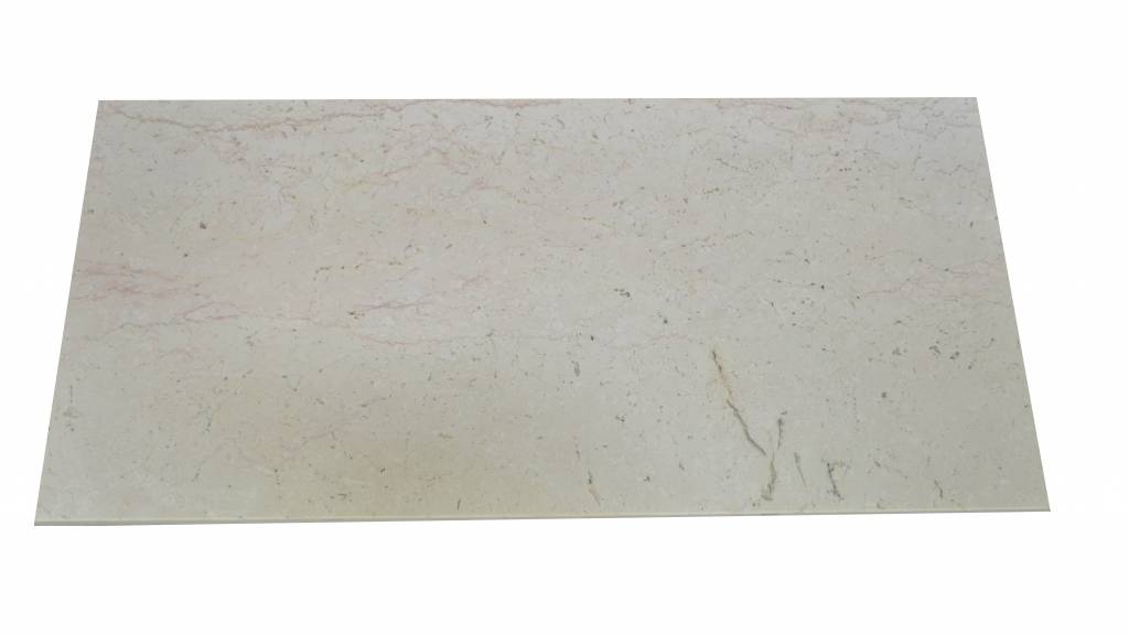 Trani Fiorito Marmorfliesen Poliert, Gefast, Kalibriert Premium Qualität in 61x30,5x1 cm