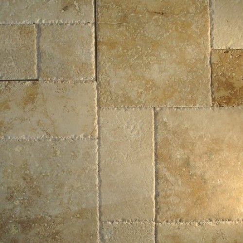 Trawertyn Beige Römischer Verband  najwyższej jakości in 1,2 cm Stärke