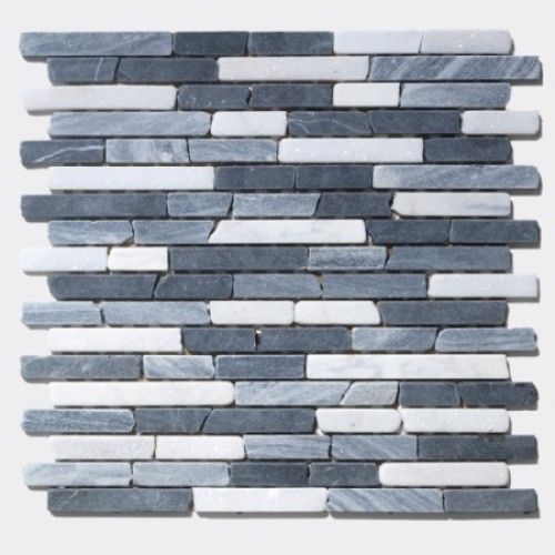 France Carrara Marquina Naturstein Mosaic tiles  in 30x30 cm