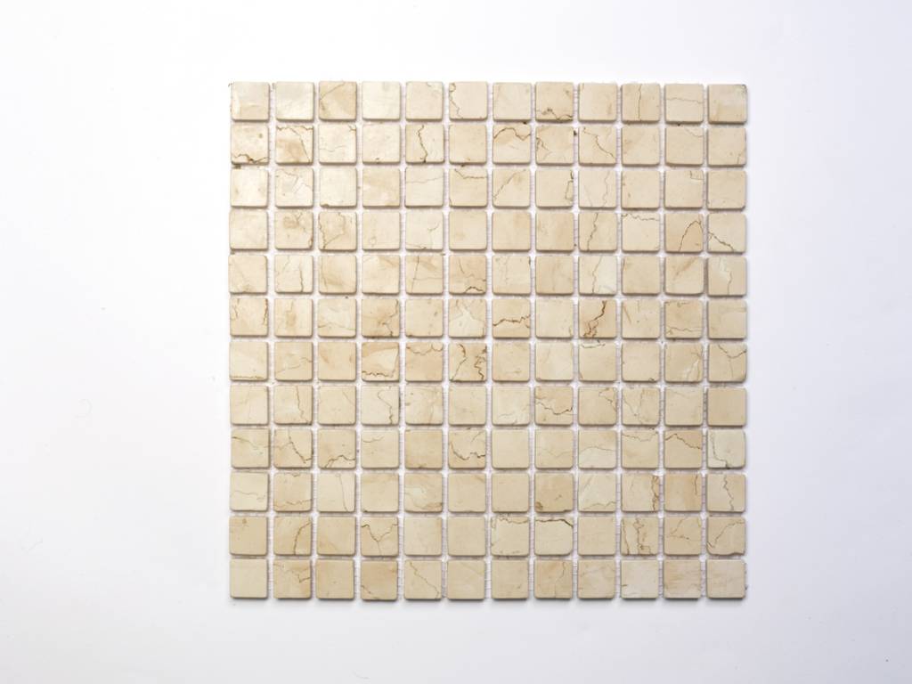 Rosa Perlino Naturstein Mosaic tiles  in 30x30 cm