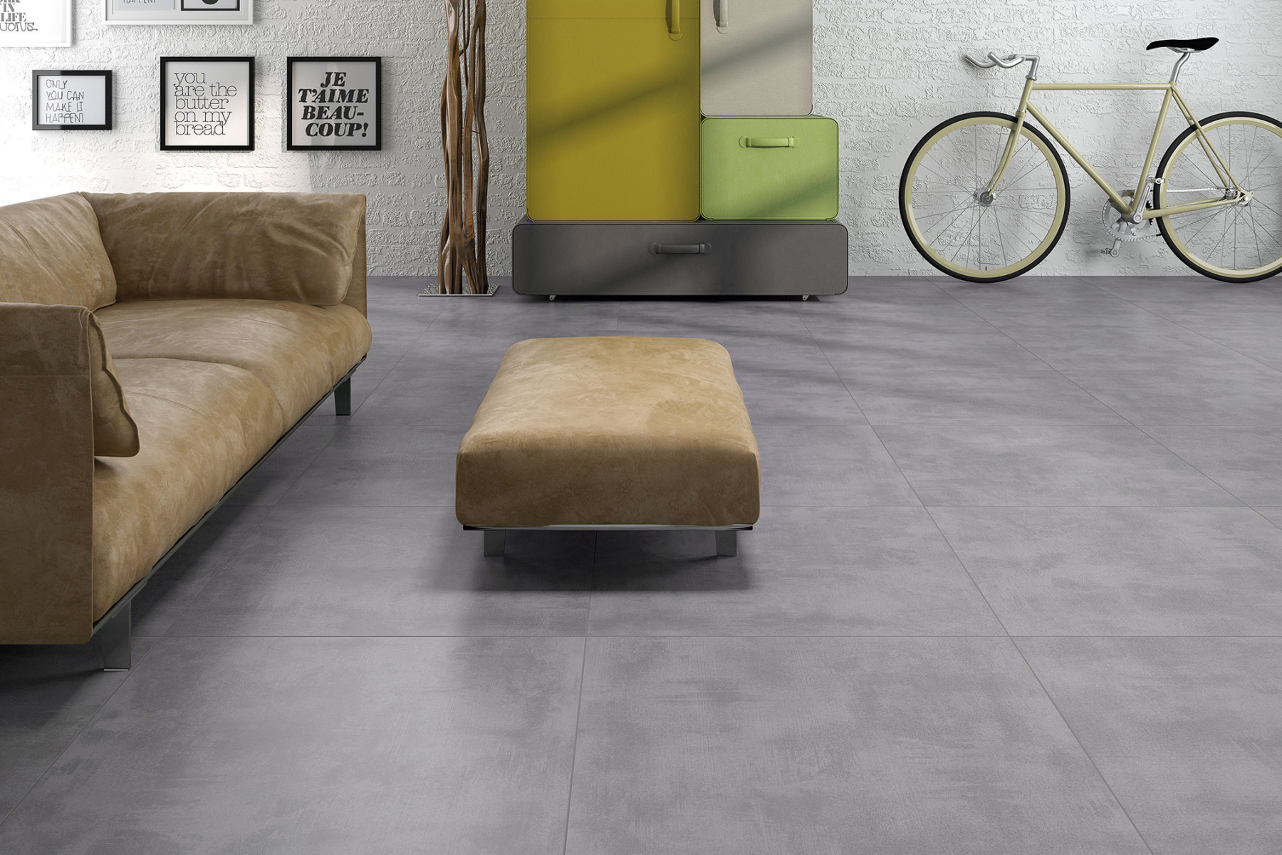 Bodenfliesen G.Cemento Gris Matt 60x60 cm