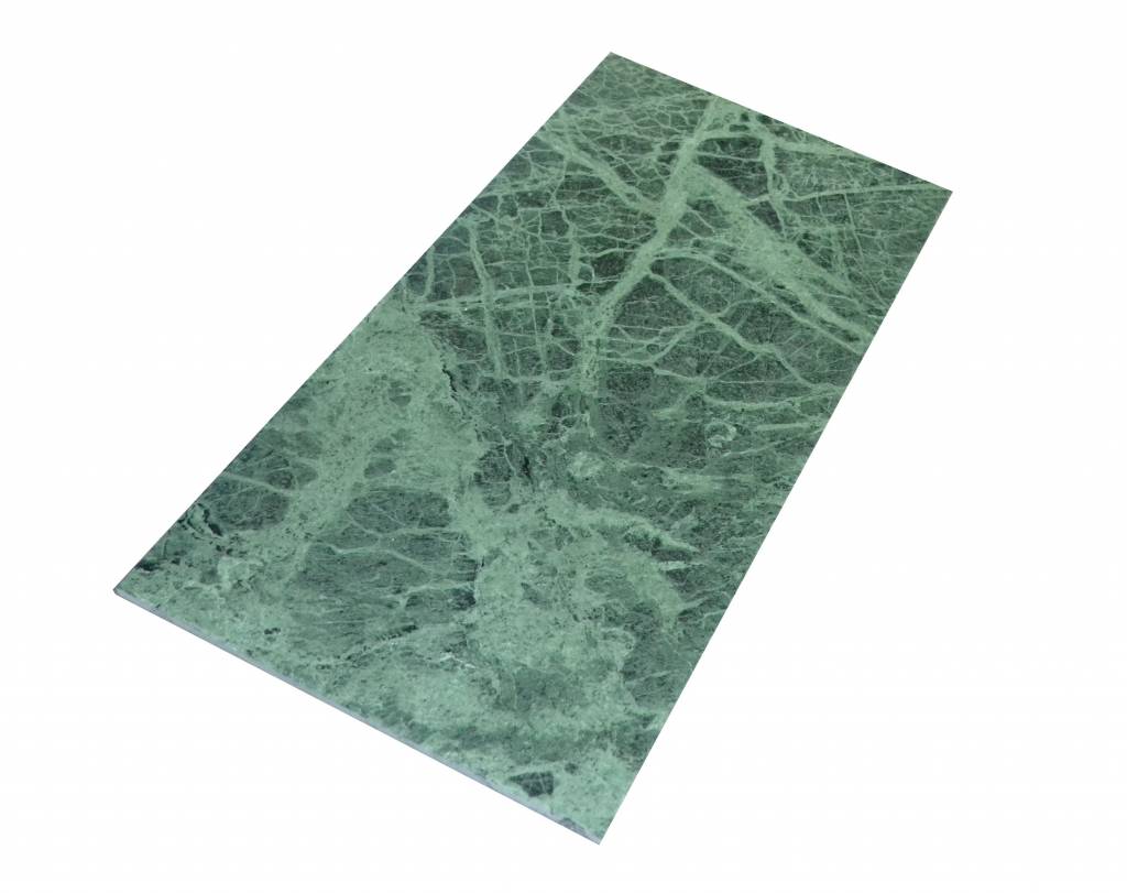 Verde Guatemala Marmorfliesen Poliert, Gefast, Kalibriert Premium Qualität in 61x30,5x1 cm