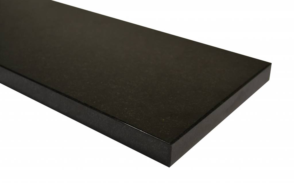 Nero Assoluto Black 100x20x2 cm Naturstein Fensterbank
