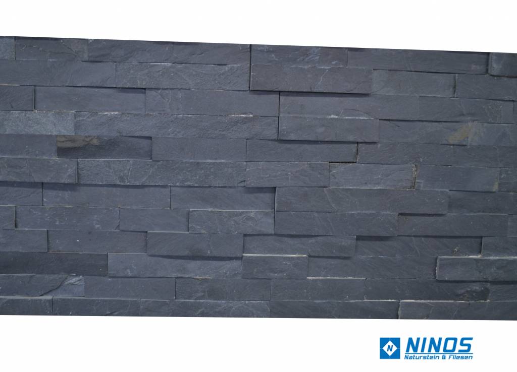 Brickstone Slate Wall bricks WandBricks  in 55x15 cm