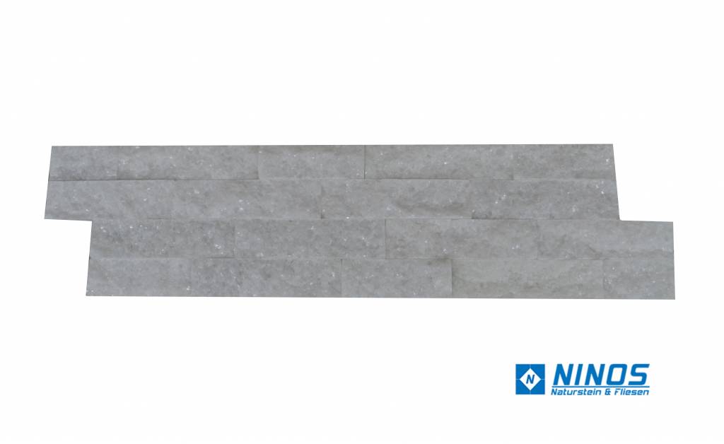 Brickstone Weiß Quarzit Cegła ścienne Wandskierowane w stronę ściany  in 55x15 cm