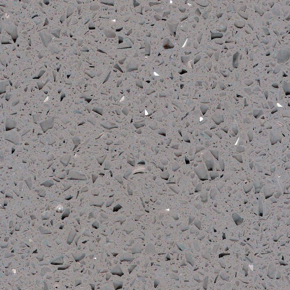 Starlight Grey Quarzkomposit Fliesen Poliert, Gefast, Kalibriert, Premium Qualität  in 60x30x1 cm