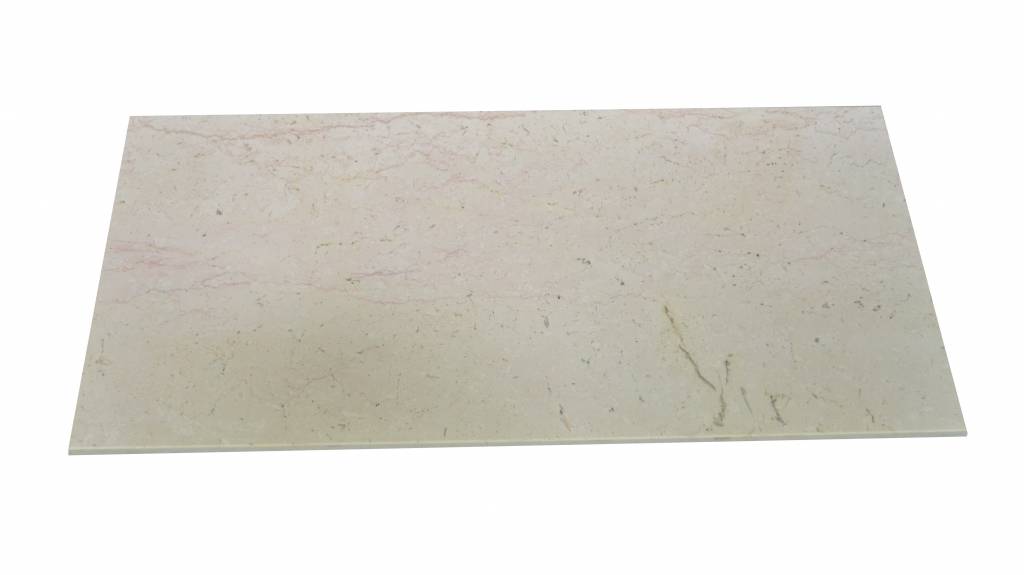 Trani Fiorito Marmorfliesen Poliert, Gefast, Kalibriert Premium Qualität in 61x30,5x1 cm