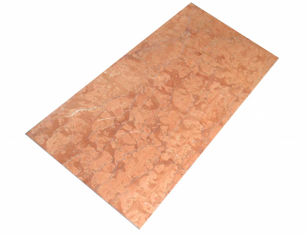 Rosso Verona Marmorfliesen Poliert, Gefast, Kalibriert Premium Qualität in 61x30,5x1 cm