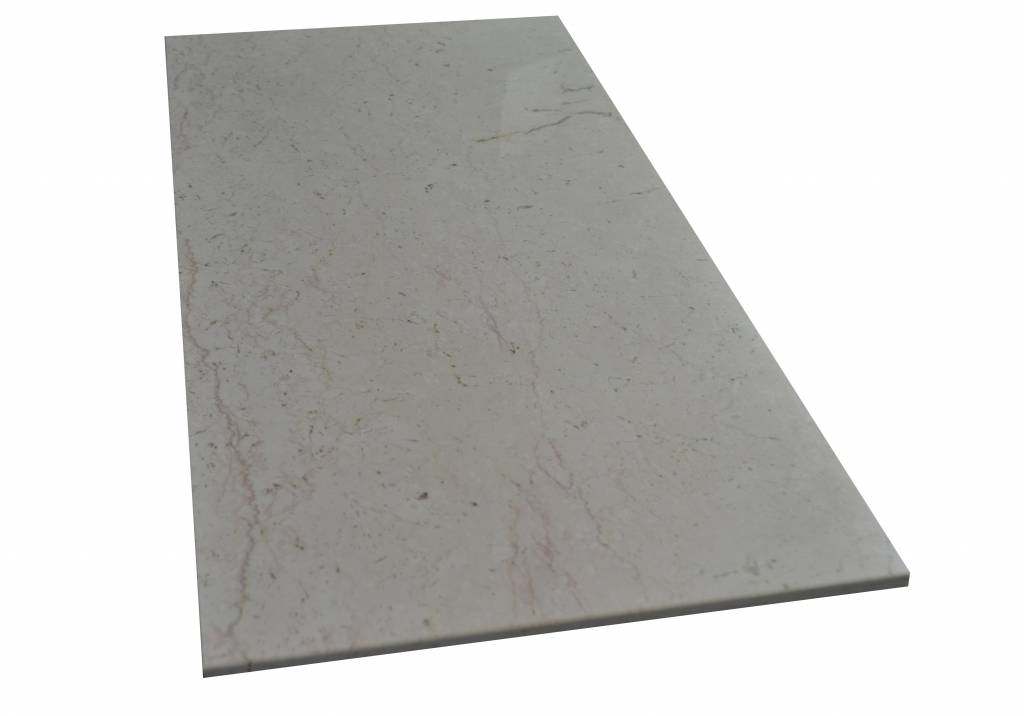 Trani Fiorito Marmorfliesen Poliert, Gefast, Kalibriert Premium Qualität in 61x30,5x1 cm