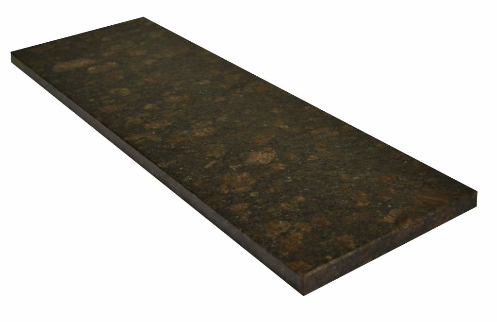 Tan Brown 100x20x2 cm Naturstein Granieten vensterbank