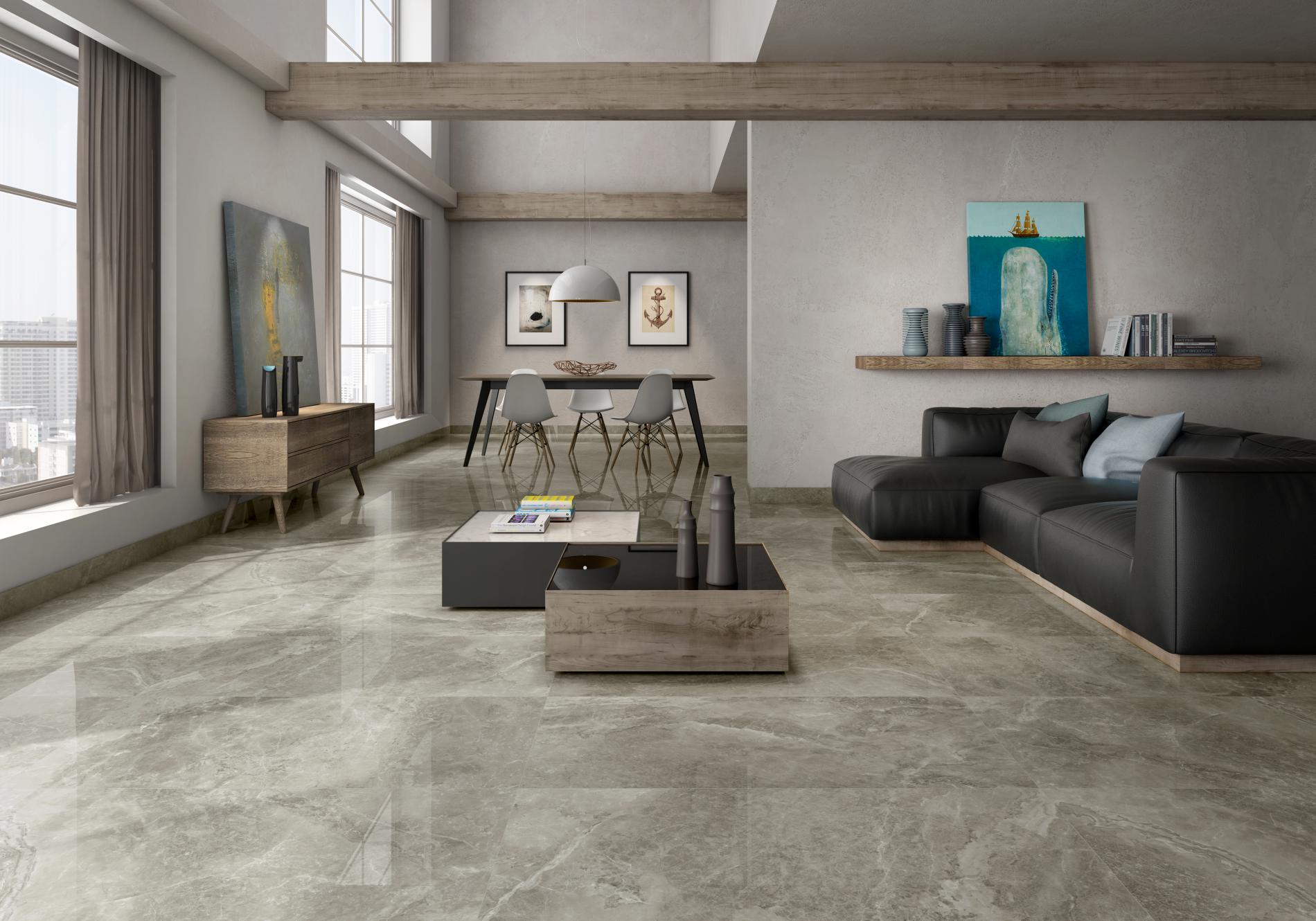 Bodenfliesen AREZZO PERLA Poliert 60x60 cm